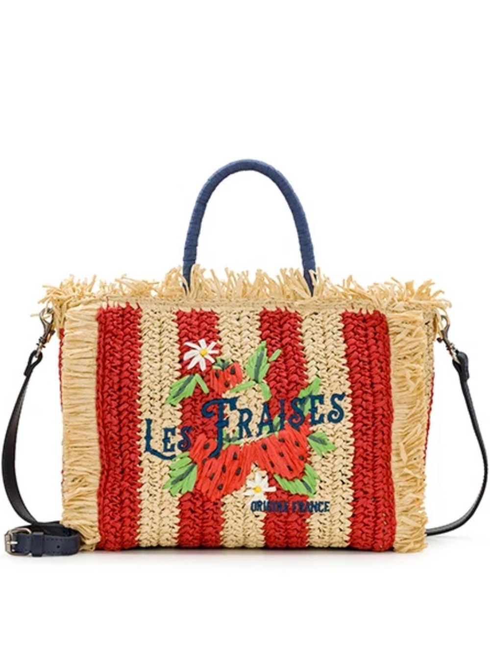 PATRICIA NASH LES
FRAISES TOTE HANDBAG